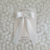 Satin longtail bow