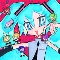 Image 2 of HATSUNE MIKU / GUMI / LEN PRINTS (LARGE)