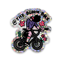 Bloom Glitter Girl Sticker