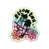 Bloom Girl Holographic Sticker