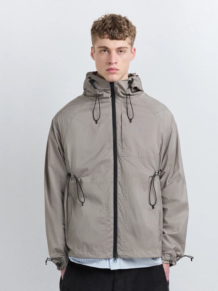 Image of A COLD WALL BALFRON HOODED JACKET SHALE