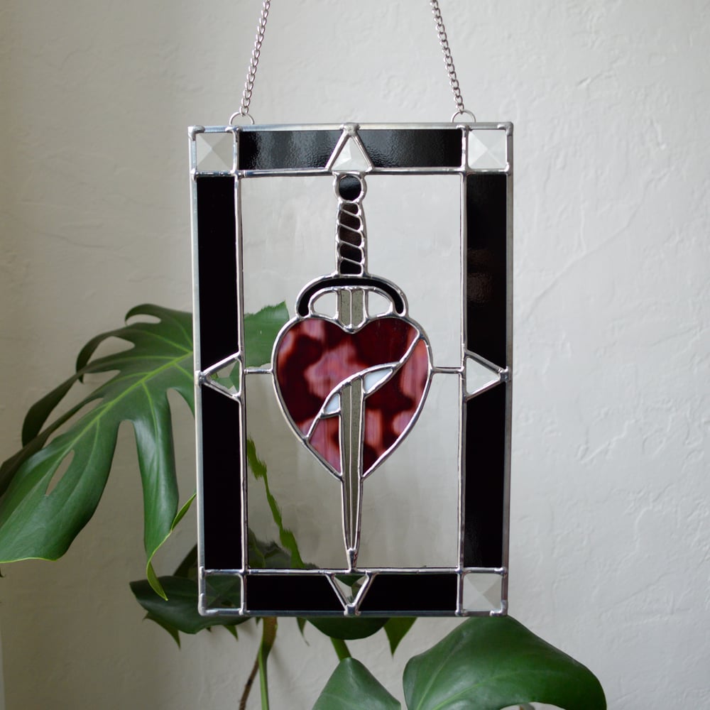 Image of Knife & Heart- Red Mottle