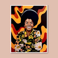 Image 1 of Michael Jackson Poster Print 8.5x11 in