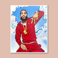 Image 1 of Nipsey Hussle Poster Print 8.5x11in 