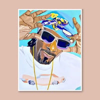 Image 1 of Snoop Dogg Poster Print 8.5x11 in