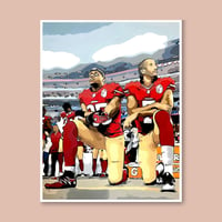 Image 1 of Colin Kaepernick Poster Print 8.5x11 in