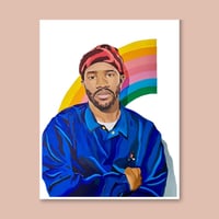 Image 1 of Frank Ocean Poster Print 8.5x11 in