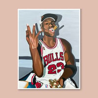 Michael Jordan Poster Print 8.5x11 in