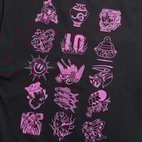 Image 3 of Anderson Street Tattoo x Up There tee (Pink Flash)