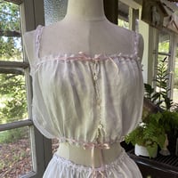 Image 3 of Cotton Camisole and Bloomer Set 