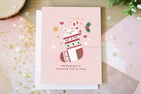 Stocking Full of Love - Greeting Card