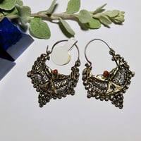 Image 4 of Vintage Kuchi Silver Angel Earrings - (TS010)