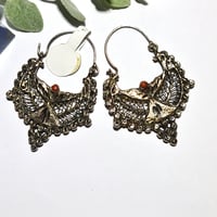 Image 2 of Vintage Kuchi Silver Angel Earrings - (TS010)