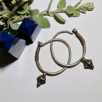 Image 2 of Vintage Balochi Poppy Earrings - (TS002)