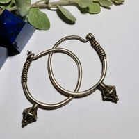 Image 1 of Vintage Balochi Poppy Earrings - (TS002)