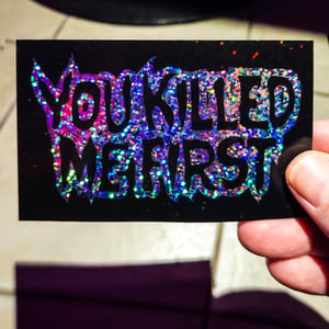 Image of Glitter Logo Sticker