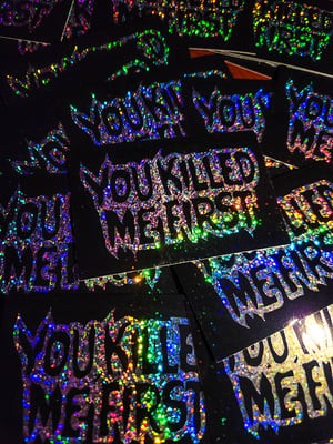 Image of Glitter Logo Sticker