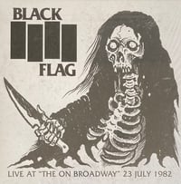 Image 1 of BLACK FLAG - "Live @ The On Broadway - 23 July 1982" LP (Red Vinyl)