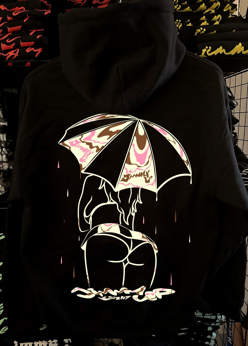 Image of Umbrella Girl Neapolitan HOODIE