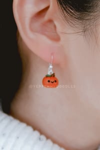 Image 2 of Pumpkin Earrings