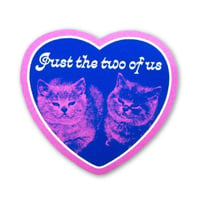 Image 1 of Just The Two Of Us Cats Sticker 