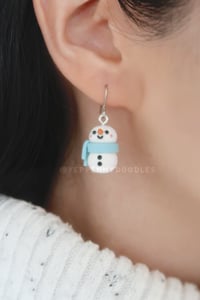Image 2 of Snowman Earrings