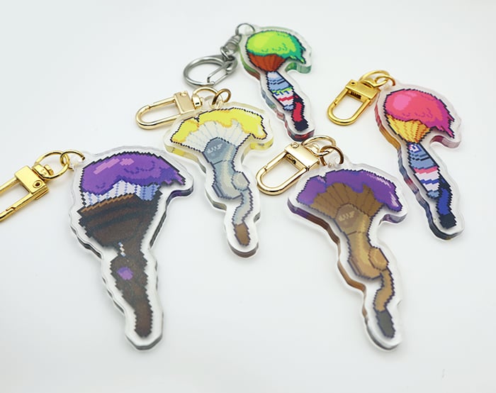 SPLATOON WEAPONS PIXEL ACRYLIC CHARM 3