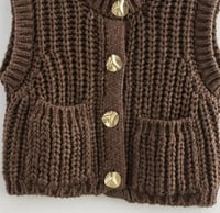 Image 3 of Brown Knitted Vest