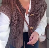 Image 4 of Brown Knitted Vest