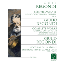 Printed music - Giulio Regondi, Complete works for solo guitar 