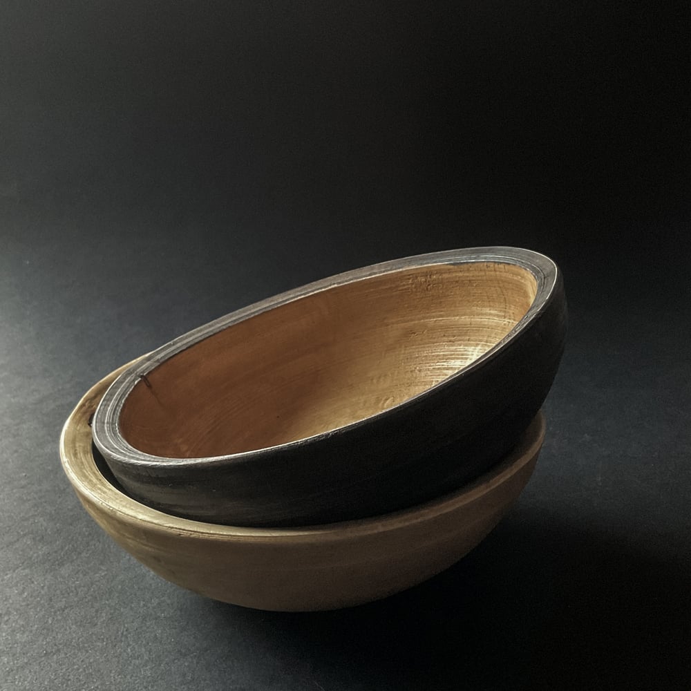 Pole Lathe Turned Cawl Bowl