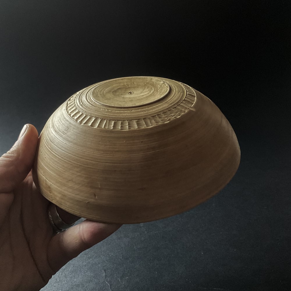 Pole Lathe Turned Cawl Bowl