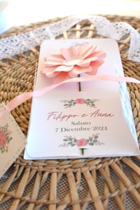 Image 3 of Partecipazione card floreale