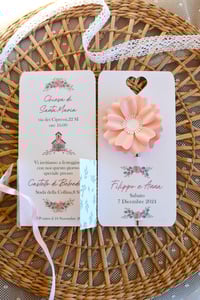Image 4 of Partecipazione card floreale
