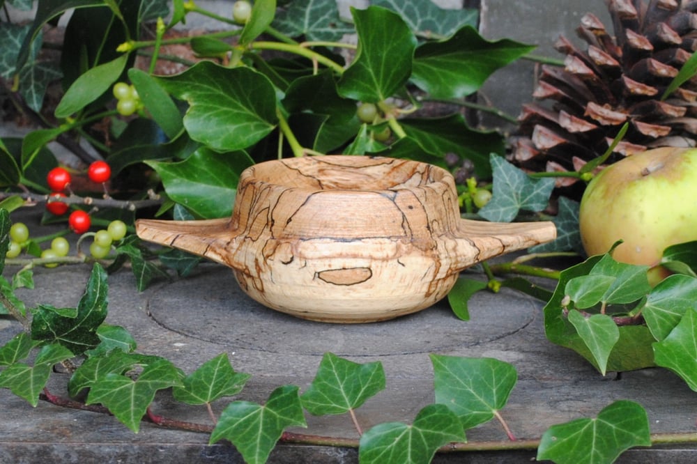 Image of beech quaich IX - tasse à whisky en hêtre IX