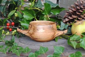 Image of beech quaich VIII - tasse à whisky en hêtre VIII