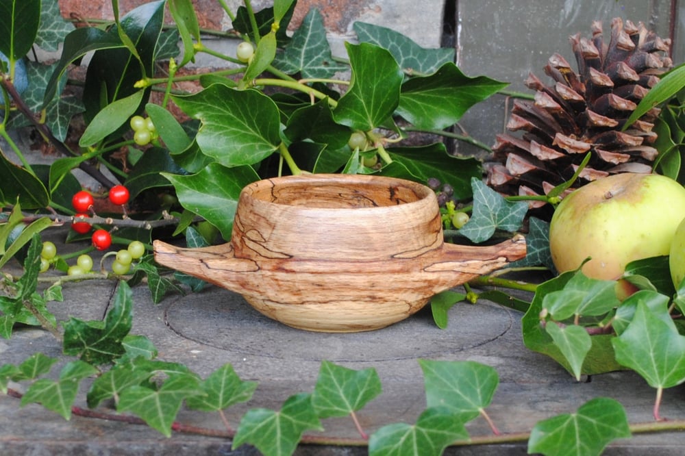 Image of beech quaich VIII - tasse à whisky en hêtre VIII