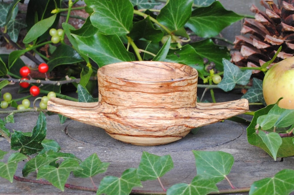 Image of beech quaich VII - tasse à whisky en hêtre VII