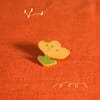 Lucky Flower Brooch (green)
