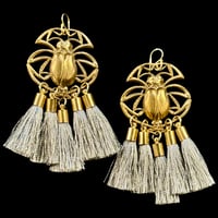 Image 1 of INSECTORUM x TASSLE Earring - Grey or Silver.