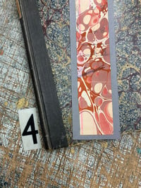 Image 10 of Vintage Ledger hand marbled bookmarks (see drop-down to make selection)