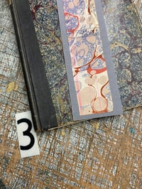 Image 8 of Vintage Ledger hand marbled bookmarks (see drop-down to make selection)