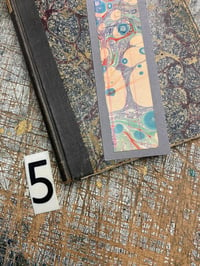 Image 12 of Vintage Ledger hand marbled bookmarks (see drop-down to make selection)