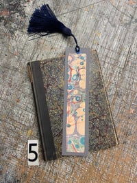 Image 11 of Vintage Ledger hand marbled bookmarks (see drop-down to make selection)