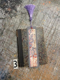 Image 7 of Vintage Ledger hand marbled bookmarks (see drop-down to make selection)