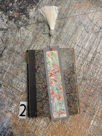 Image 5 of Vintage Ledger hand marbled bookmarks (see drop-down to make selection)