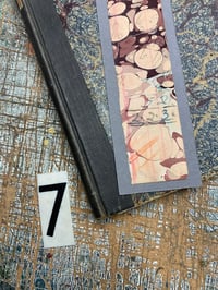 Image 16 of Vintage Ledger hand marbled bookmarks (see drop-down to make selection)