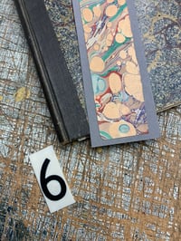 Image 14 of Vintage Ledger hand marbled bookmarks (see drop-down to make selection)