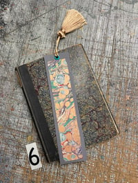 Image 13 of Vintage Ledger hand marbled bookmarks (see drop-down to make selection)