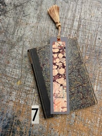 Image 15 of Vintage Ledger hand marbled bookmarks (see drop-down to make selection)